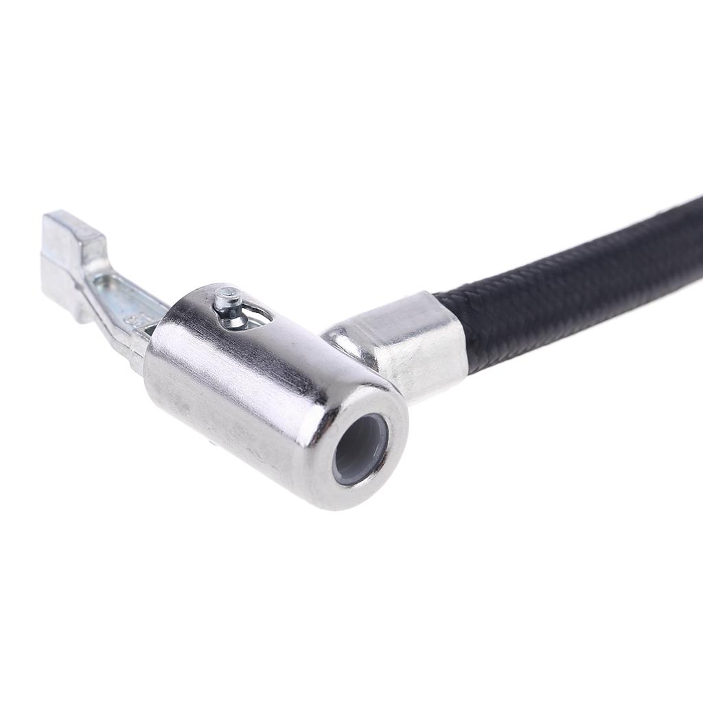 Upgraded Inflator Pump Hose Adapter with Locking Air Tyre Tire Chuck Flexible