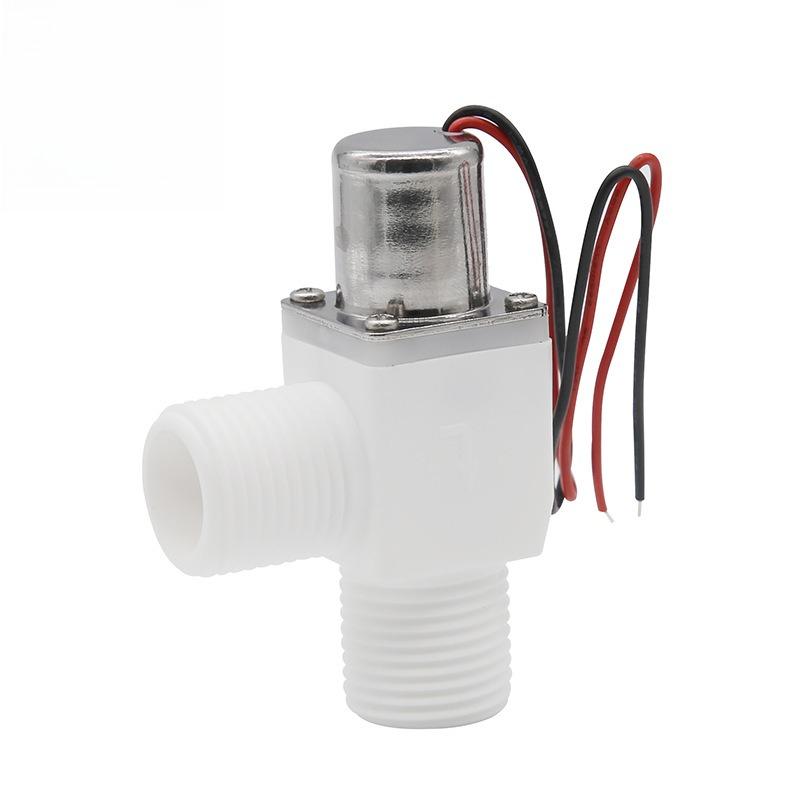 Doppelstabiles Kunststoff-Impulsmagnetventil Vollautomatisch Wasserventilsitz Toilettensensor Wasserhahn Wasserkontrollschalter