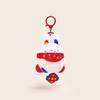 Cartoon Lucky Rabbit Plush Pendant Doll With Pulling Rope And Rotating Tail