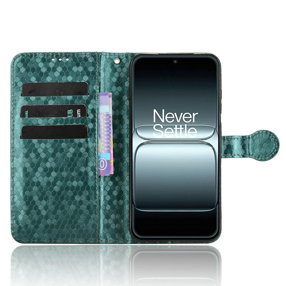 

For OnePlus 13T 5G Wallet Case Dot Pattern Imprint PU Leather Phone Cover Black