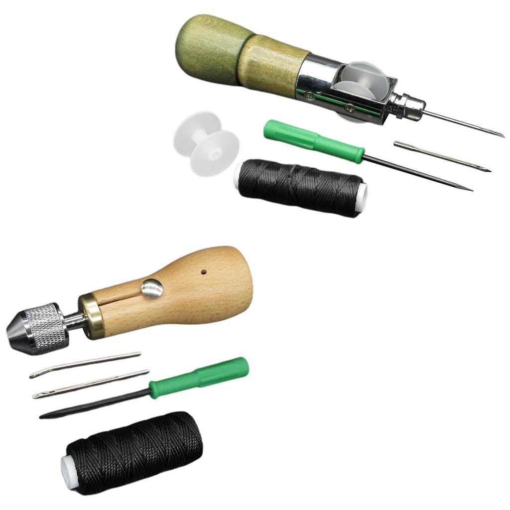 Sewing Awl Thread Kit DIY Craft Shoemaker Stitching Repair Tools