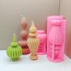 Striped Tower Candle Silicones Molds for Making Candle Soap  Table Ornaments Gypsum Decorations, Epoxy Resin Craft