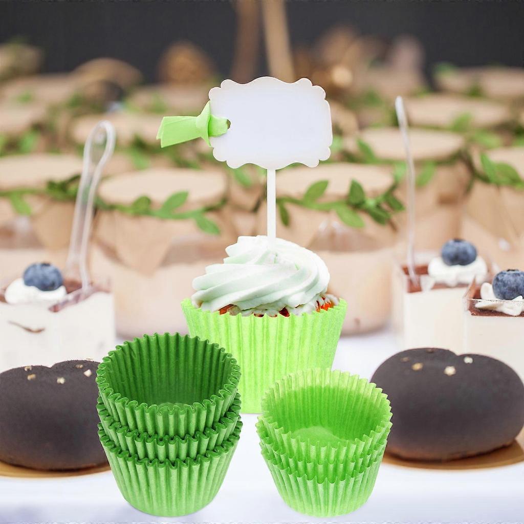 Cake Tray Green Baking Cup 3000 Pcs Lining Dessert Cups Packing Paper Muffin Liners