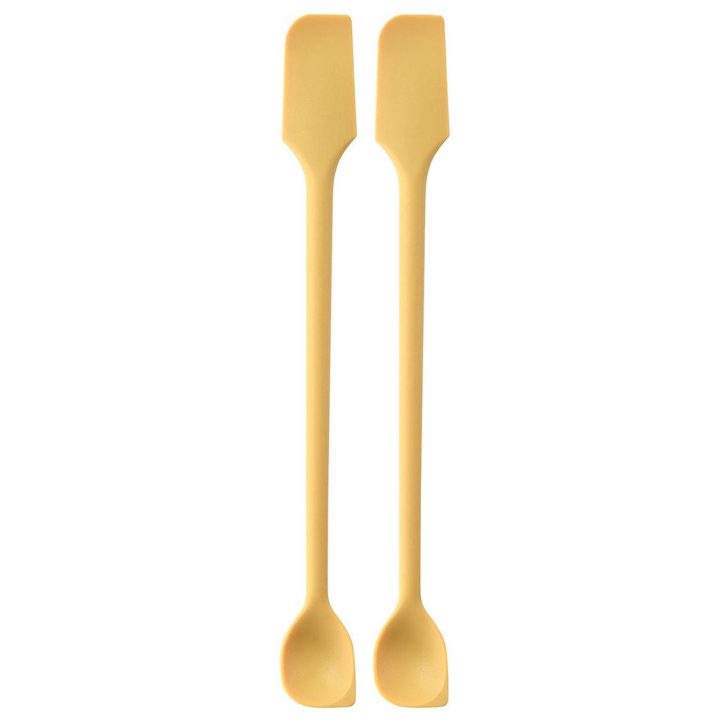 Dual-Head Silicone Jam Scraper & Spatula Set