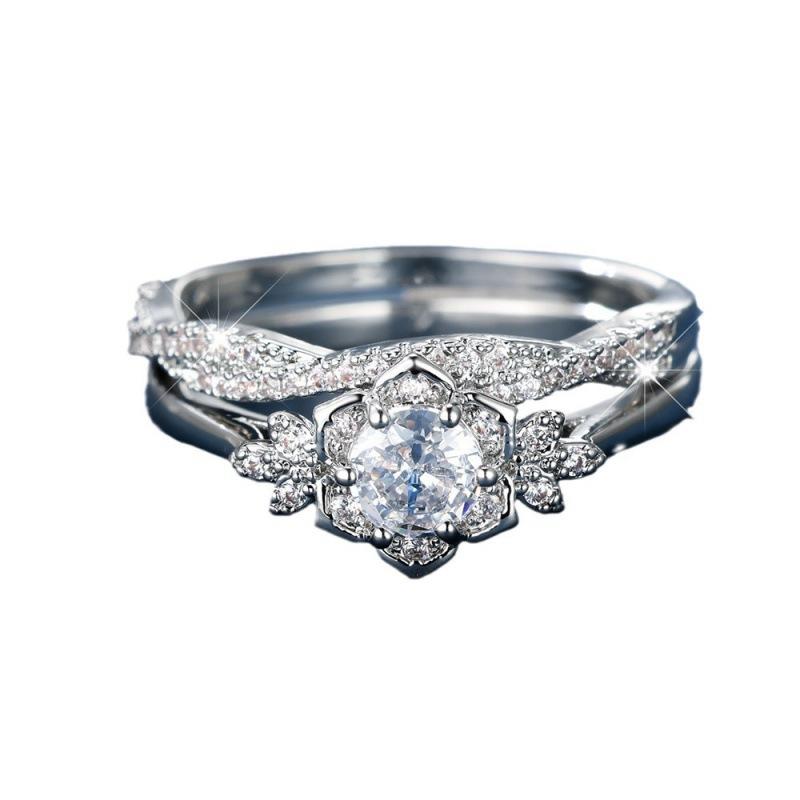 SHEINTemu Popular European and American Rings, Luxury Retro Opal Rings