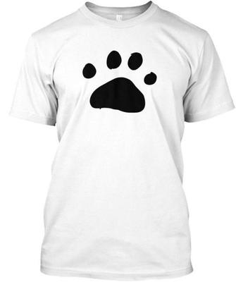 Paw T-Shirt Made In the USA Size S To 5XL