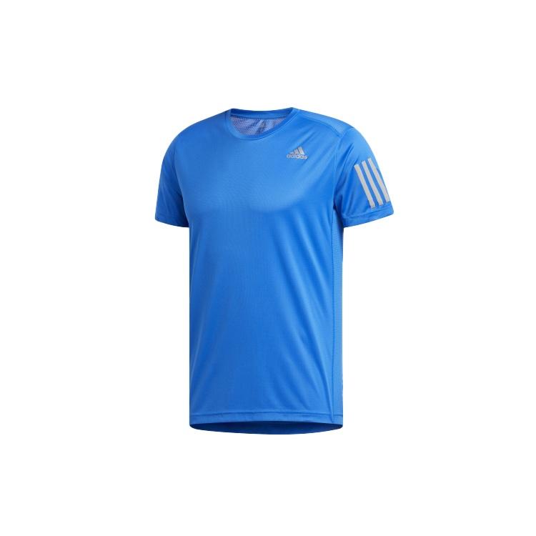adidas Own The Run Tee Running Short-sleeve Tee Men Blue Men s FQ7252 M
