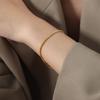 18K Gold Titanium Steel Versatile Bracelet for Women - Non-fading, Sweet Girl Chain