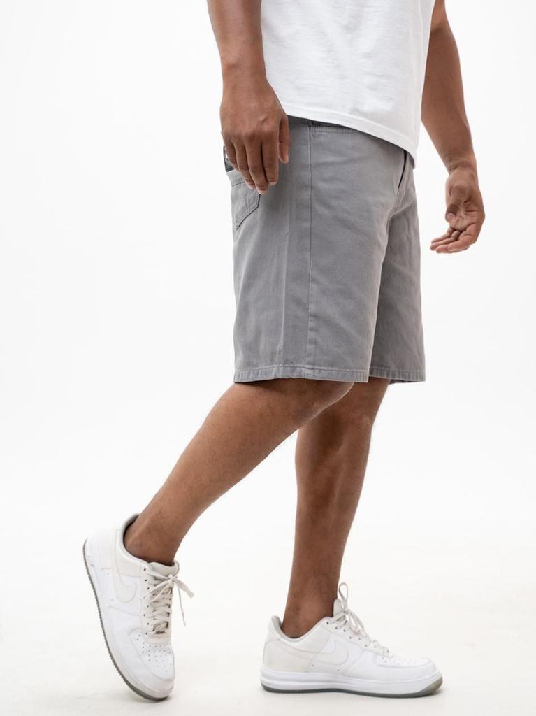 Men's Gray MyStars Washing Basic Jeans Shorts 29
