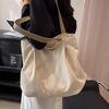 CinvaiKrose Fabric Women's University Student Canvas Bag, Shoulder Bag, Tote Bag, Portable Tote Bag, Shopping Bag Large A039308B6906