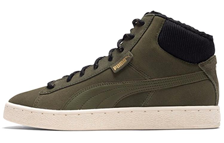 PUMA 1948 Mid Corduroy Olive Green Black 363705-01 35.5