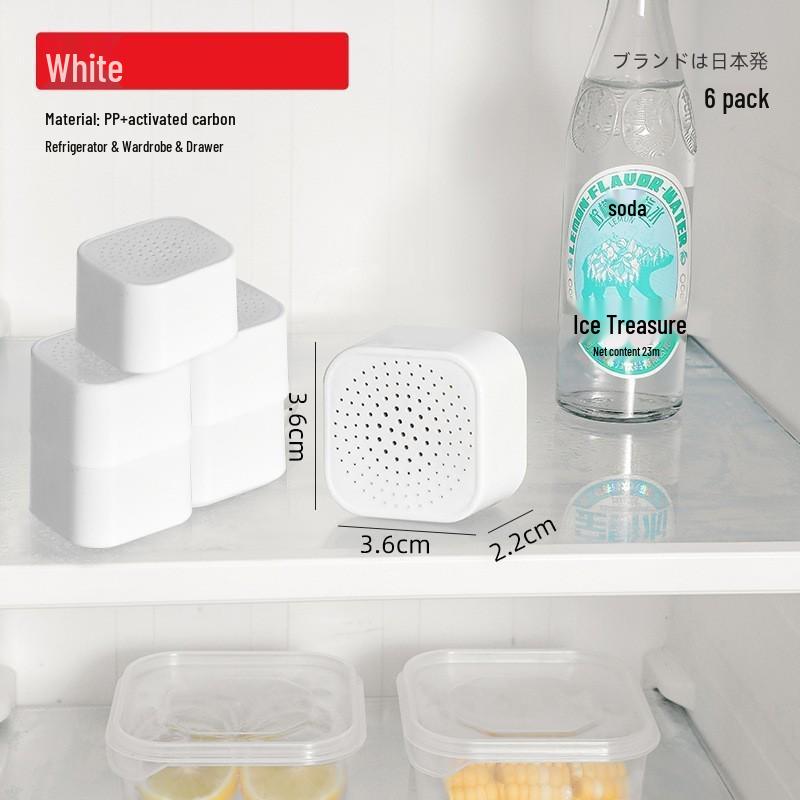 Activated Carbon Deodorizer & Insect Repellent Box for Fridge, Wardrobe & Home - Moisture-Proof & Formaldehyde Removal.