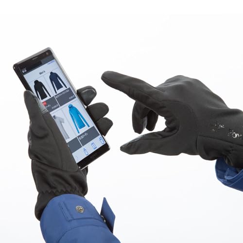 Foxfire Windshield Gripper Windproof Gloves, Unisex, Black, Size XS (Japan XS)