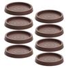 Quick Install Anti Slip Caster Cup Round Rubber Furniture Stoppers Furniture Pads  Bar Stools