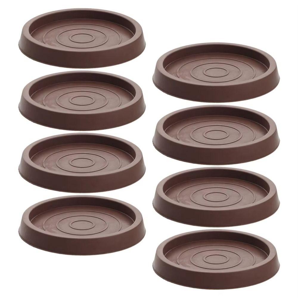 Quick Install Anti Slip Caster Cup Round Rubber Furniture Stoppers Furniture Pads  Bar Stools
