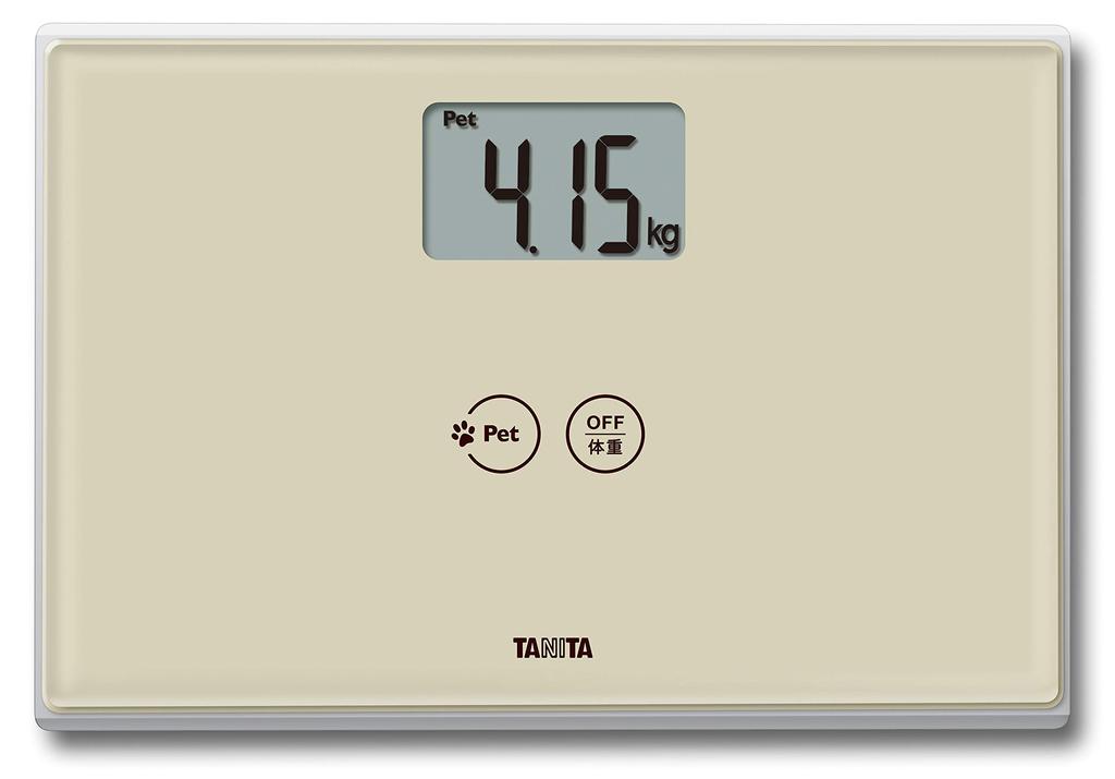 Tanita Weight Scale CA-100A IV Držte svého mazlíčka a zvažte jej Ivory