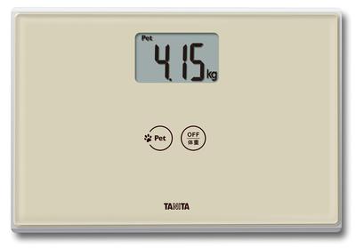 Tanita Weight Scale CA-100A IV Hold Your Pet and Weigh It Ivory