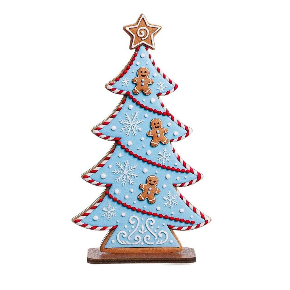 Candy Colors Christmas Trees Wooden Room Ornament  for Christmas Party
