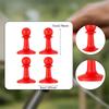 Cap High Performance Sturdy Tent Pole Tip Protector Tarp Grabber for Hiking Travel Lovers