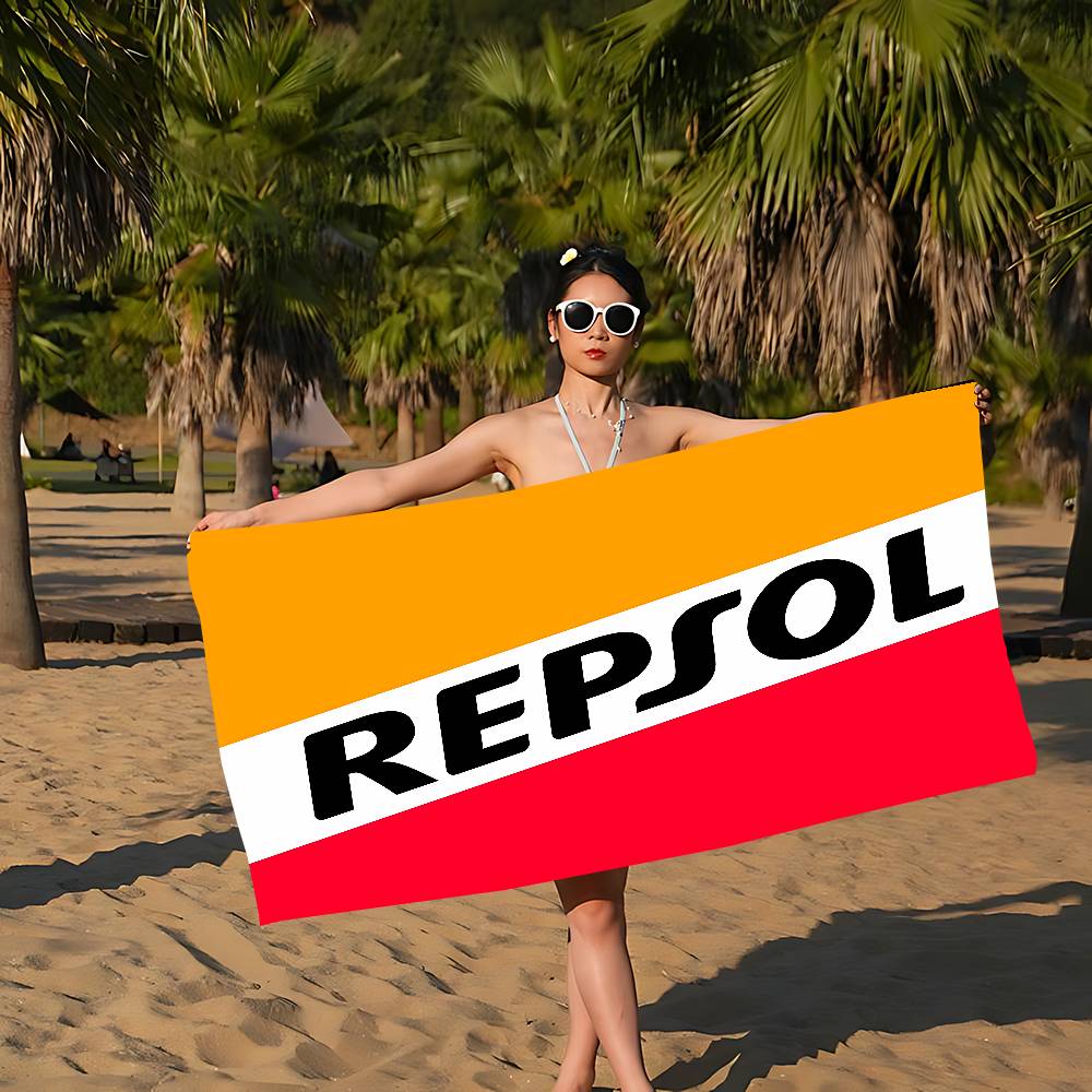 R-Repsols Microfiber Blanket Quick Drying Beach Towels Oversized Printing Super Absorbent Pool Towel Blanket