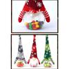 Green Red Grey Christmas Candy Jar Cartoon Gnome Doll Ornament New Gift Bag