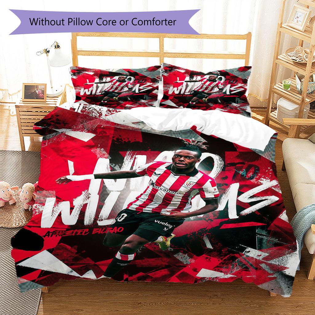 Bilbao Pattern Bedding Quilt Set Quilt Cover Pillowcase Home Decoration Birthday Gift (1 * Duvet Cover + 2 * Pillowcase, Without Core)