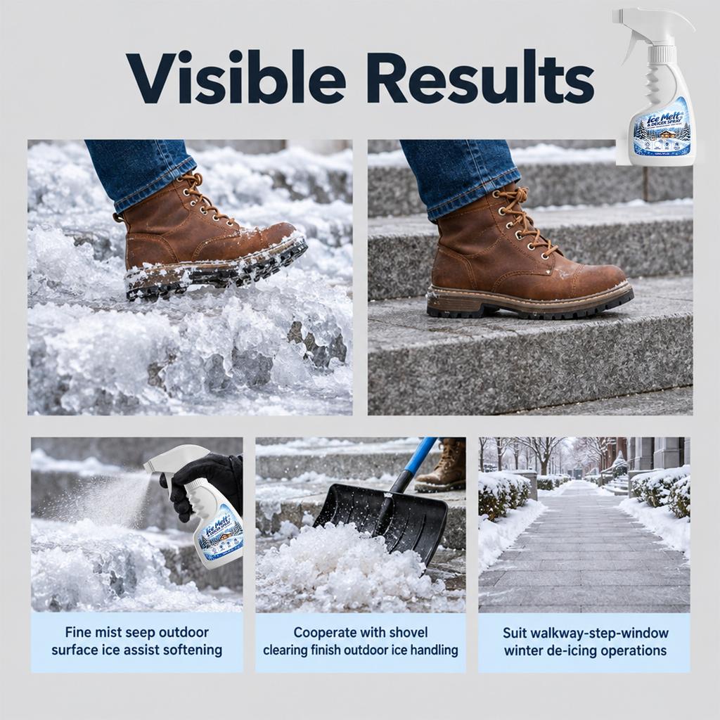 -Icing and Snow Melting Spray 120 for Driveways, Walkways and Winter Outdoor Use