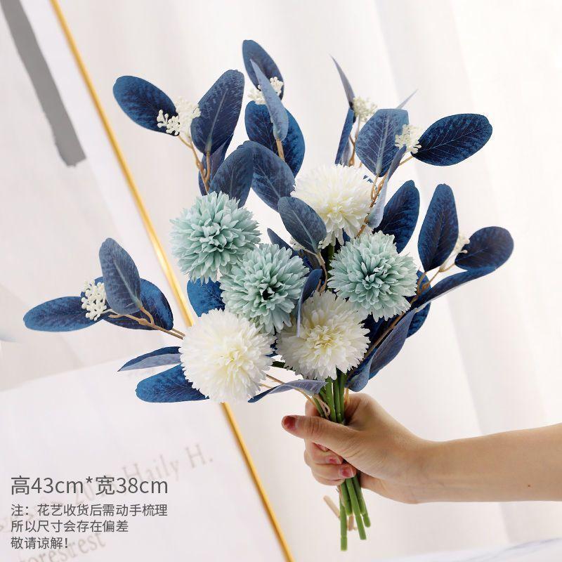 Artificial Flowers And Fake Flower Bouquets For Home Dining Table Decoration. Home Flower Arrangement And Floral Art