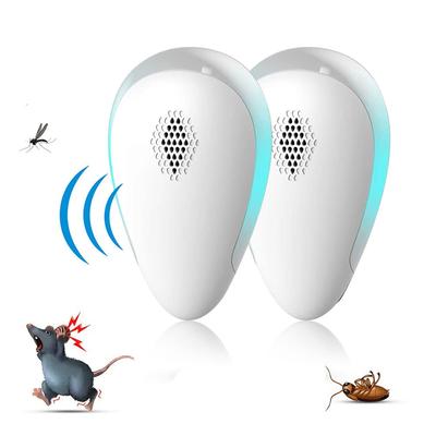 TopYart Ultrasonik Haşere Kontrolü Kovucu ve Diğerleri 2'li Set Cihaz, Tak-Çalıştır, Kimyasalsız, Geniş Alan Kapsamı, Fareler, Hamamböcekleri, Sivrisinekler,