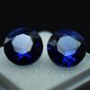 18 Ct Natural Rare Faceted Ceylon Sapphire Blue Loose Round Cut Loose Gemstone