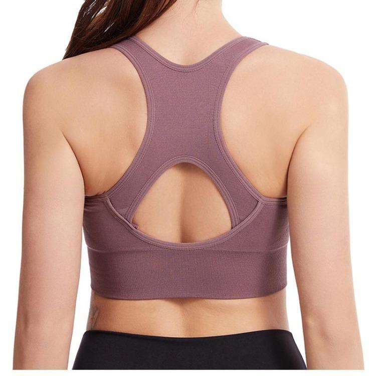 Shockproof Zipper High Impact Support Sports Bra for Women Plus Size Workout Running Yoga Bodybuilding Top