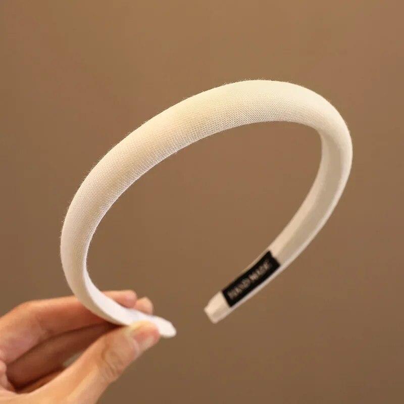 Diadema coreana de Color caramelo para niña, diadema sencilla de moda coreana para niña pequeña, accesorios para el cabello