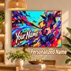 Lucario Custom Name Diamond Painting Personalized 5D Full Drill DIY Diamond Art Home Decor