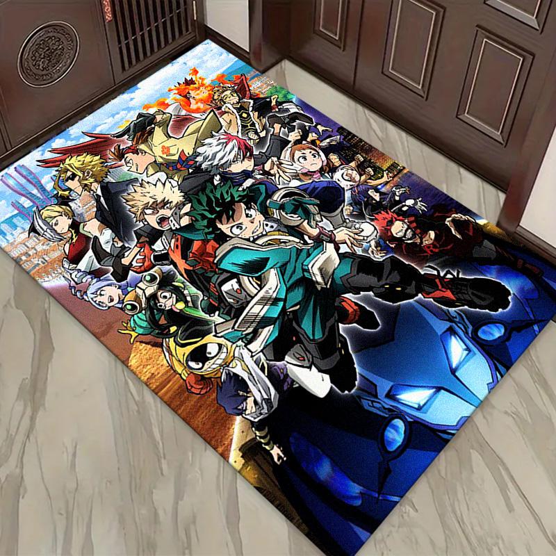 Anime Hero Academia Carpet Rug for Living Room Bedroom Home Sofa Decoration,Kids play Non-slip Floor Mat