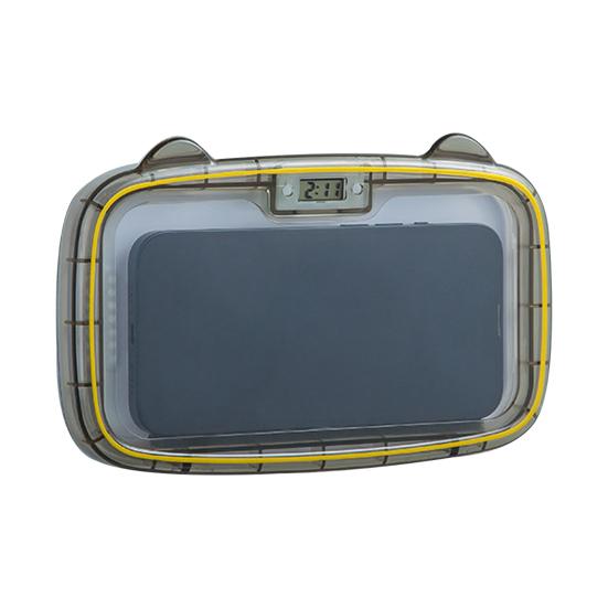 Phone Holder Waterproof Clear Screen Phone Storage Box 360-Degree Rotation Wall Mount Phone Stand Bathroom Supply