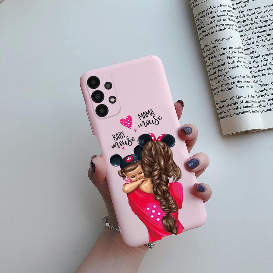 For Cover Samsung Galaxy A13 A33 A53 A73 5G Beautiful Girl Soft Silicone Case For Samsung A13 4G A 13 A135F GalaxyA13 Funda Case