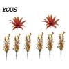 Maintenance Free Decorative Plants Fall Artificial for Hanging, UV-Resistant Faux Flowers, Realistic Plastic Flowers Garden Trailing Vines Autumn