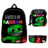 Luxury Youthful New Garten of Banban 3D Print 3pcs/Set School Bags Laptop Daypack Backpack Crossbody Lunch bag Pencil Case