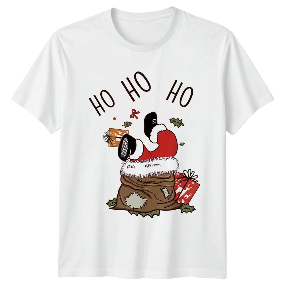 Ho Ho Ho Santa Christmas Holidays Unisexs TShirt Unisexs Tee Graphic Top S