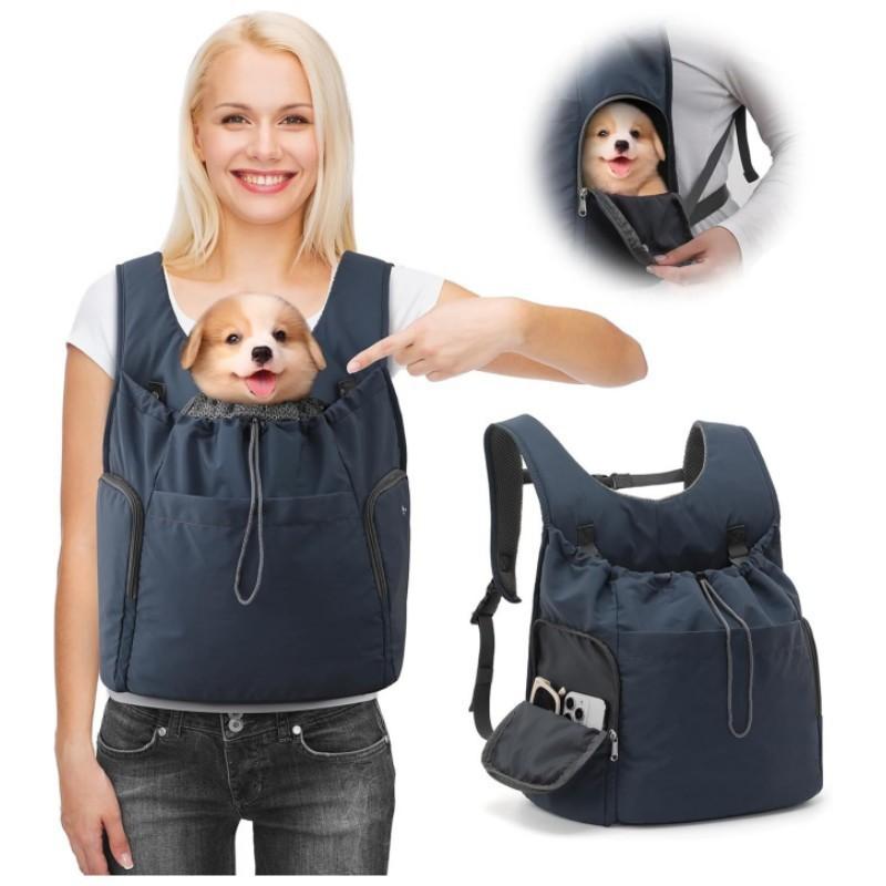 

2026 Pet Out Bag Cat Chest Bag Large Capacity Breathable Dog Bag Portable Dog Mobile Bag 43*8.6*33cm