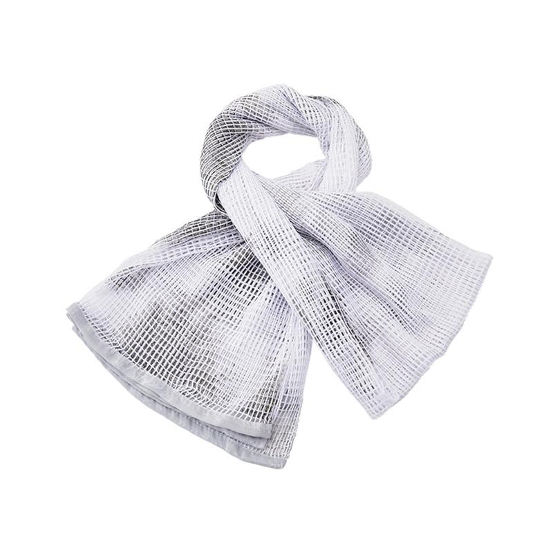 Tactical Net Scarf Breathable Veil For Hunting Outdoor Military Gear A4