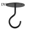 Flower Basket Hanger 1 Set Wall Mount Hook Anti-rust Sturdy Strong Load-bearing Non-falling Hanging Things Ceiling Wrought Iron for Home