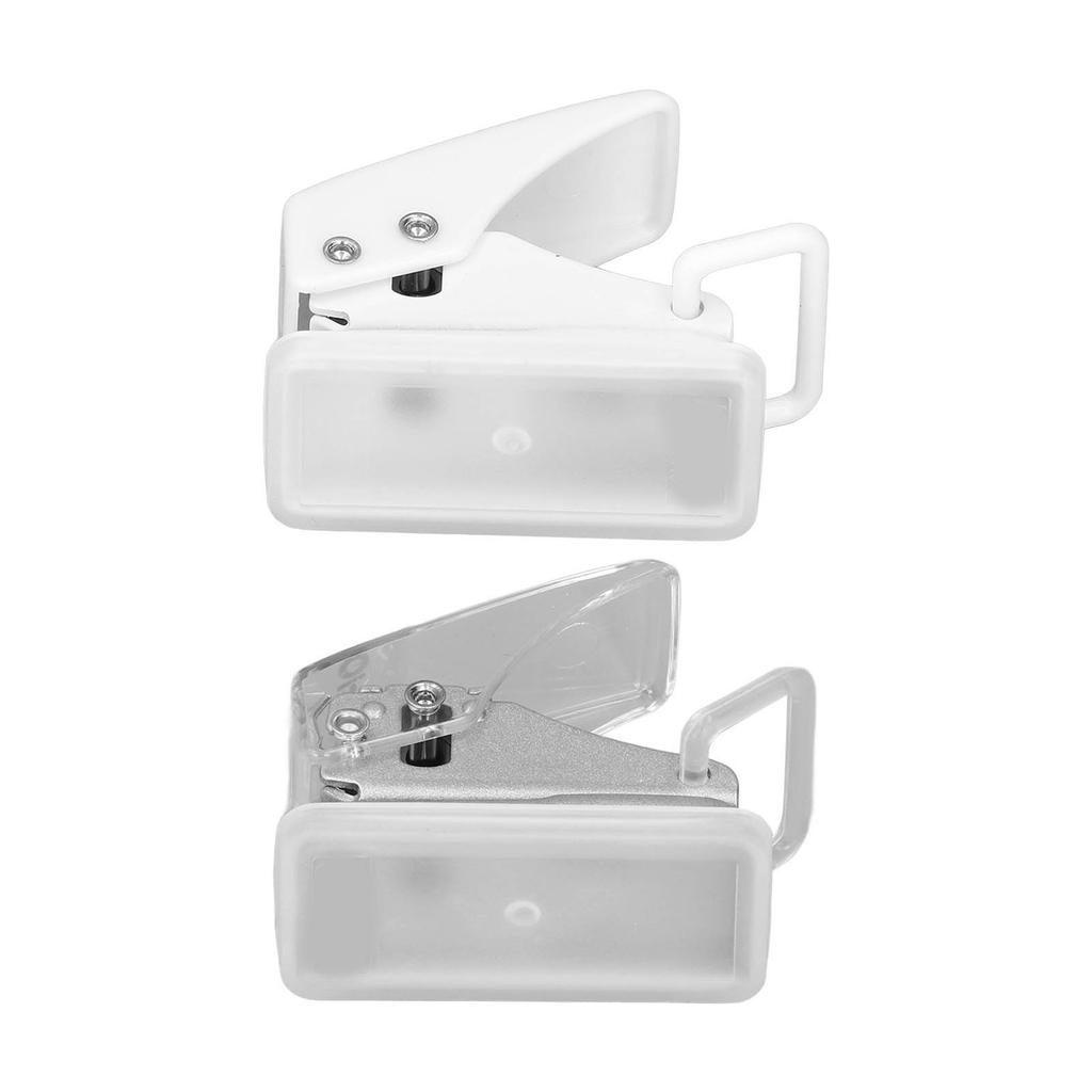 Locher Weiß Mini Handgriff Manuelle Einzel Loch Locher für Sammelalben Papier Karte Handwerk Stat
