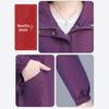 2026 Spring & Autumn Plus Size Windbreaker for Middle-Aged & Elderly Women