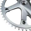 Aluminum Alloy Crankset, Road Bike 165mm Single Speed Crankset Mountain Bike Crank Arm Set with 144BCD 48T Chainrings