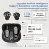 New TWS wireless earphones In-ear AI language translation earphones fast translation Type-C charging with app