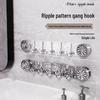 Rotating Suction Cup Bathroom Hooks - No Drill Towel Storage Shelf