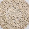 Cup Coaster Flower-shaped Hear Resistant Straw Handmade Woven Exquisite Table Cup Mats for Home