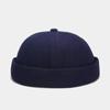 Unisex Solid Color Retro Cotton Melon Cap – Spring/Summer Street Trend