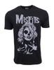 T-shirt Misfits Skull Star de Cinéma NOIR T-shirt Unisexe
